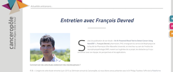 Entretient Canceropole