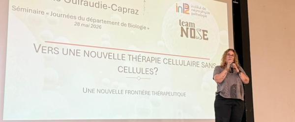 Gaëlle Guiraudie-Capraz, NOSE, Journées du Départment de Biologie